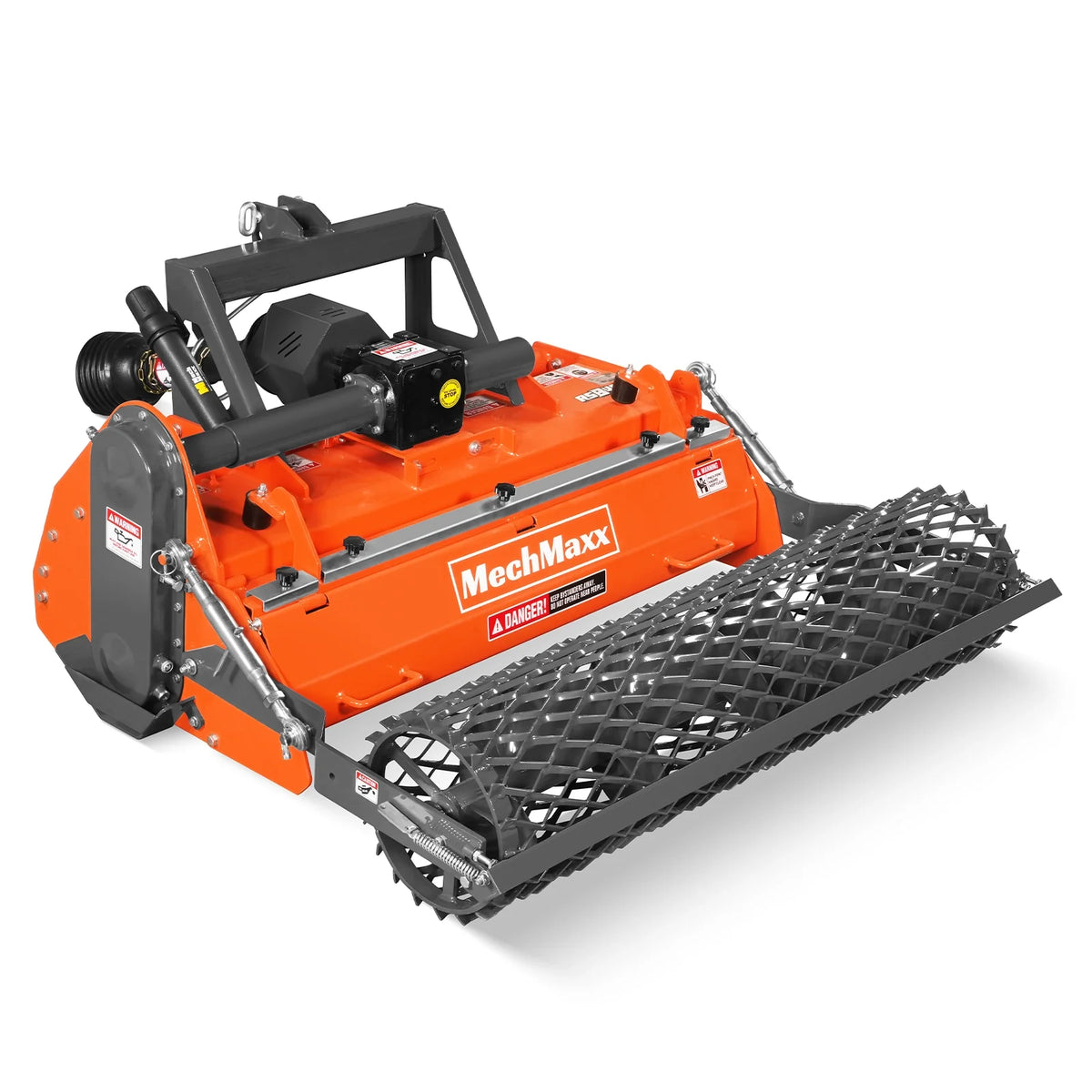48 in Stone Burier Reverse Rotary Tiller, 3 Point Hitch Cat.1, Chain Drive, PTO Shaft Included with Slip Clutc