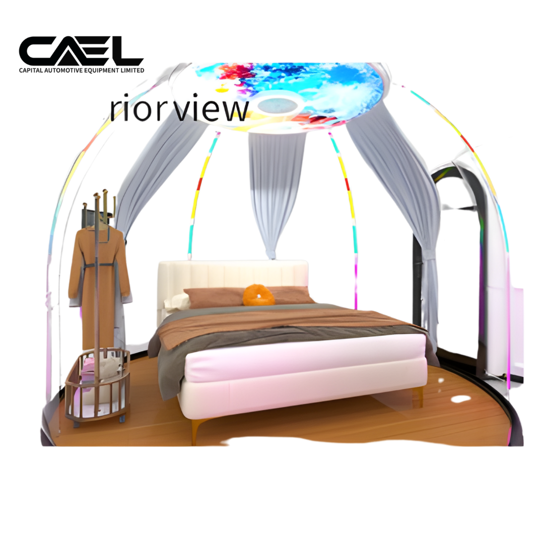 CAEL DDH-LX Double Dome House – Transparent Glamping Cabin, 16–24 m²