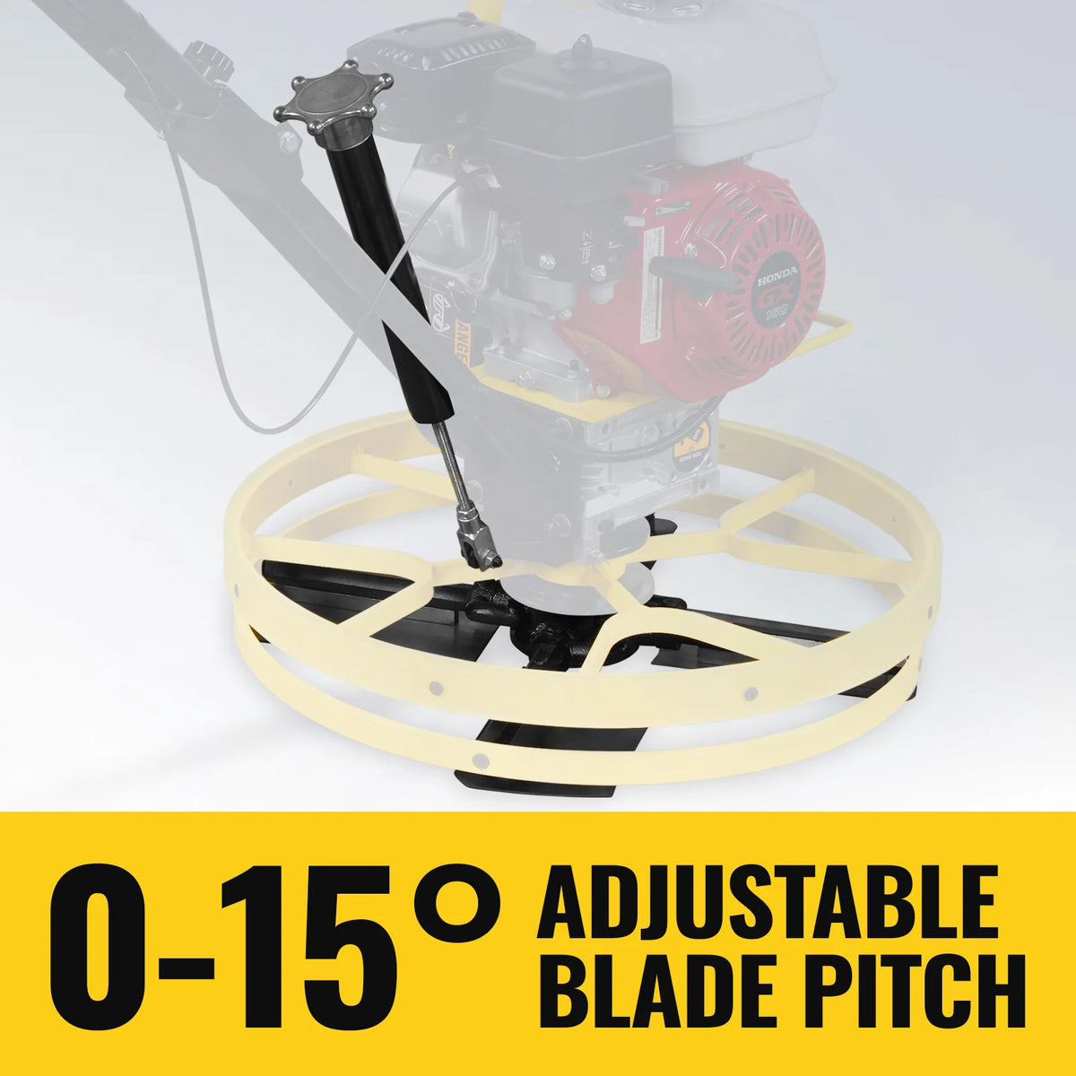 Honda GX160 23 in Walk-Behind Concrete Power Trowel with Blades and Float Pan, PT22H - view 5