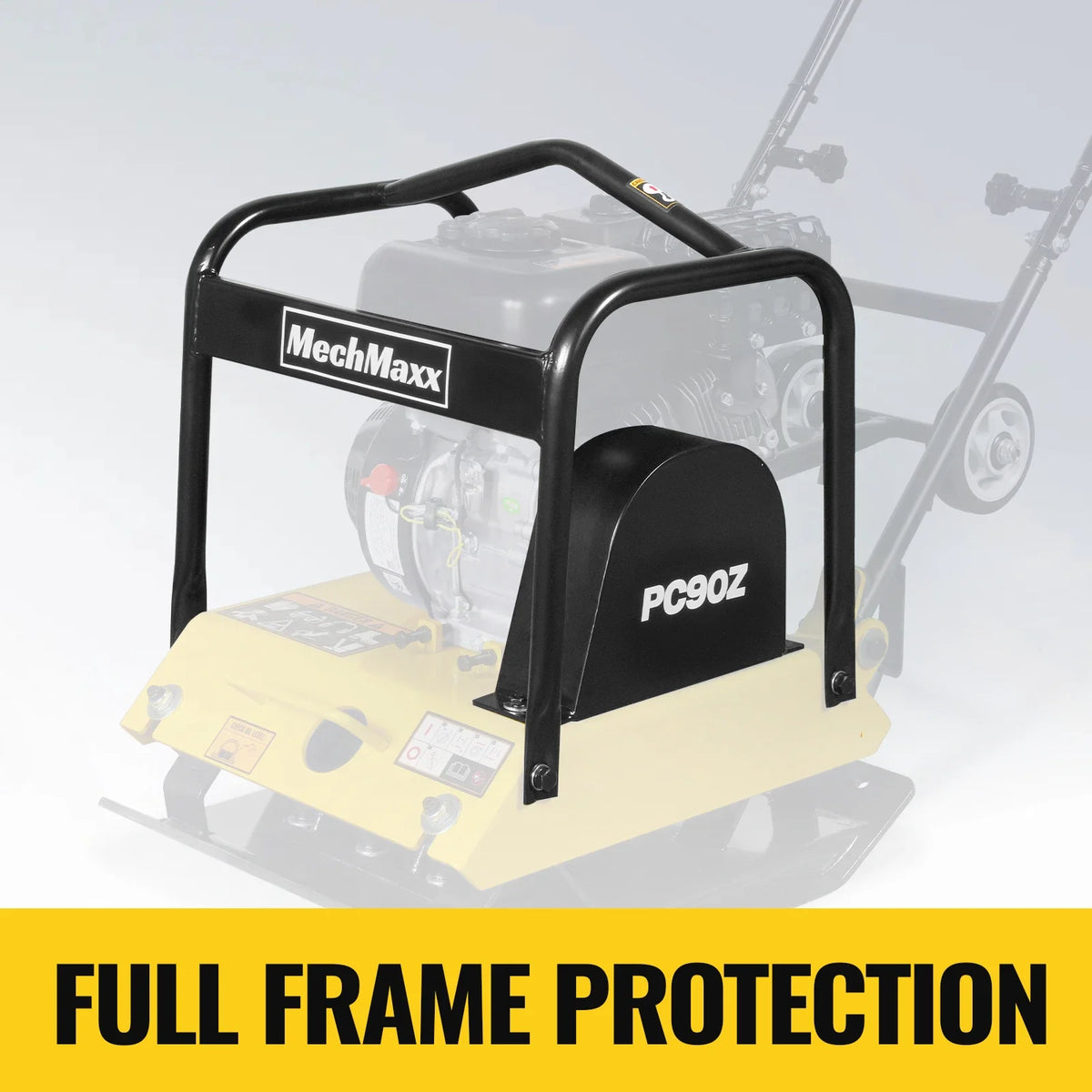 5.8 HP Vibratory Plate Compactor with Wheel Kit, 3600 lb Centrifugal Force for Soil, Gravel, Asphalt and Paver - view 4