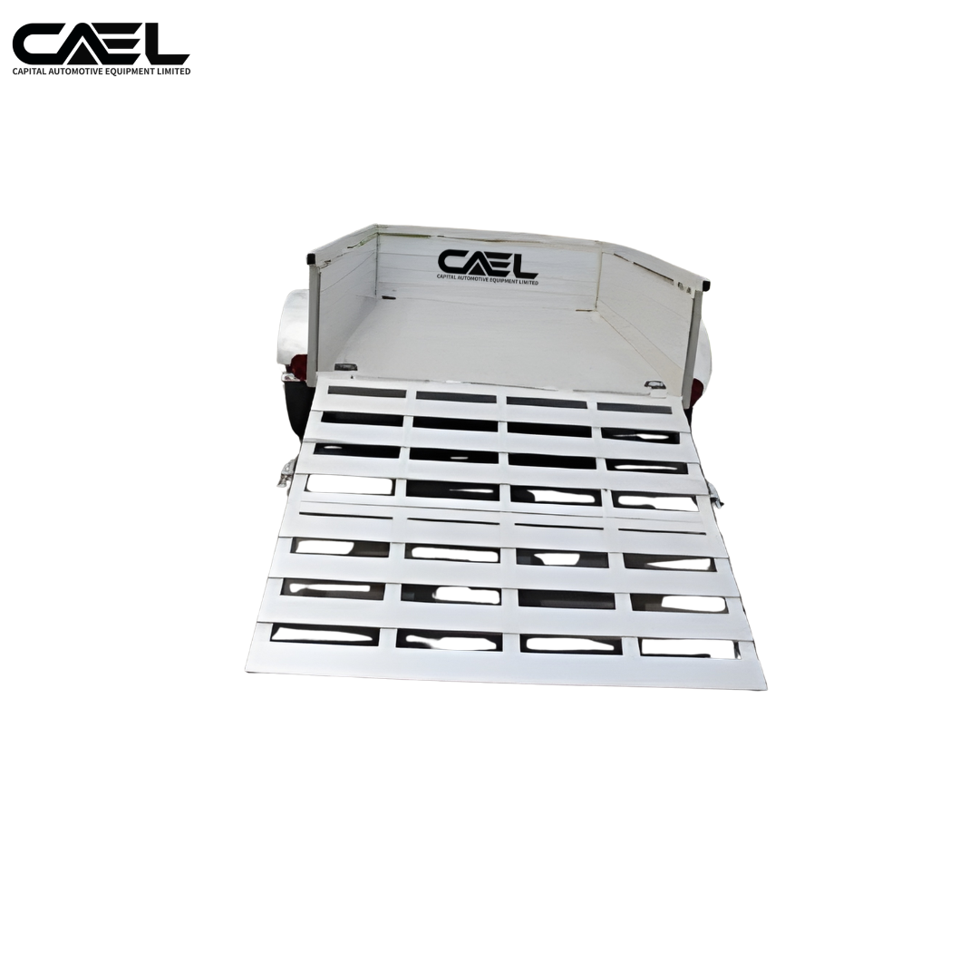 Remorque utilitaire en aluminium CAEL – modèles 8×5, 10×5, 10×6 et 12×6