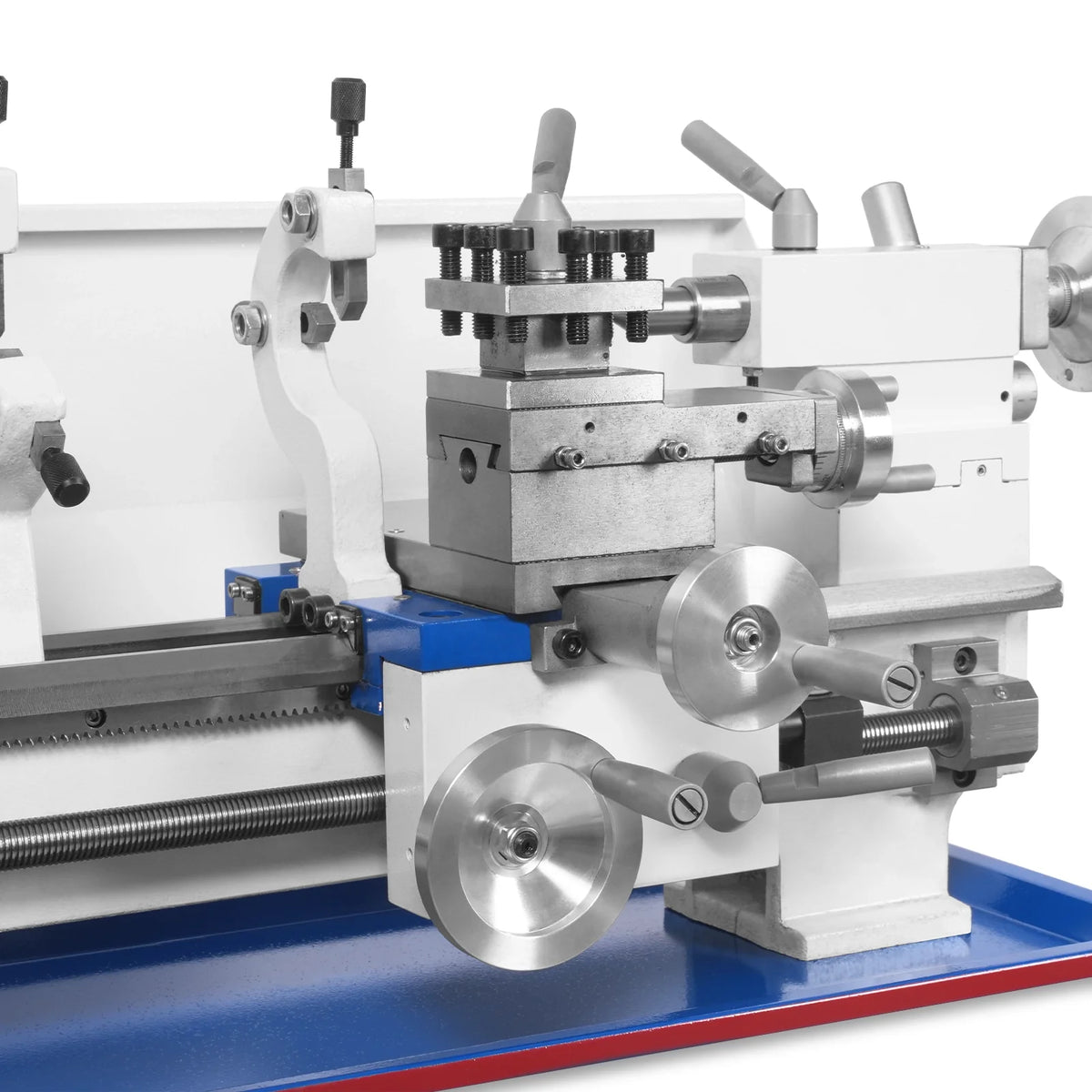 8 x 16 in Mini Metal Lathe, 1.5 in Spindle Bore, 1.5 HP Brushless Motor, 0-2500 RPM Variable Speed, Benchtop - view 12