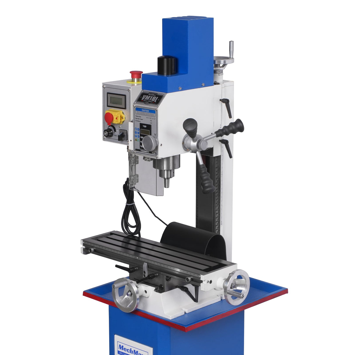 6 x 20 in Benchtop Mill Drill Machine, Variable Speed, R8 Spindle, 1 HP, 110V, Brushless Motor - view 15