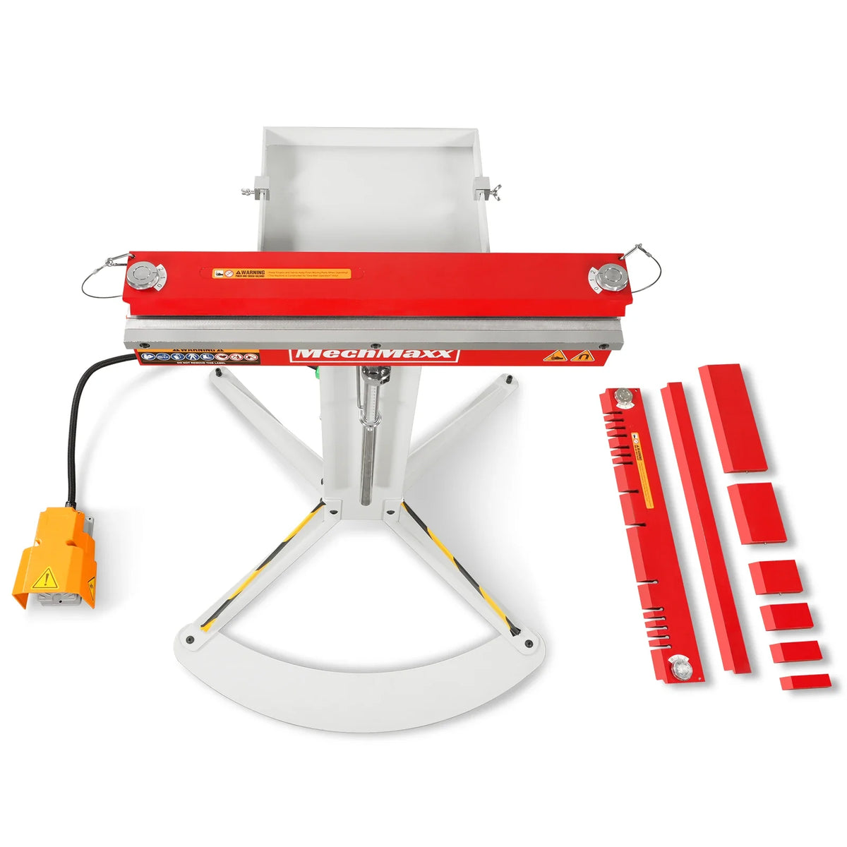 24 in Industrial Magnetic Pan and Box Heavy-Duty Sheet Metal Brake, 20 Gauge Capacity, MSMB650E-R - view 2
