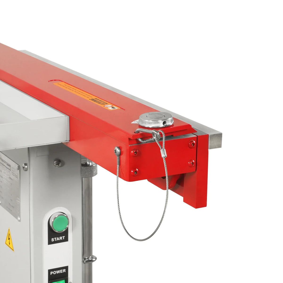24 in Industrial Magnetic Pan and Box Heavy-Duty Sheet Metal Brake, 20 Gauge Capacity, MSMB650E-R - view 23