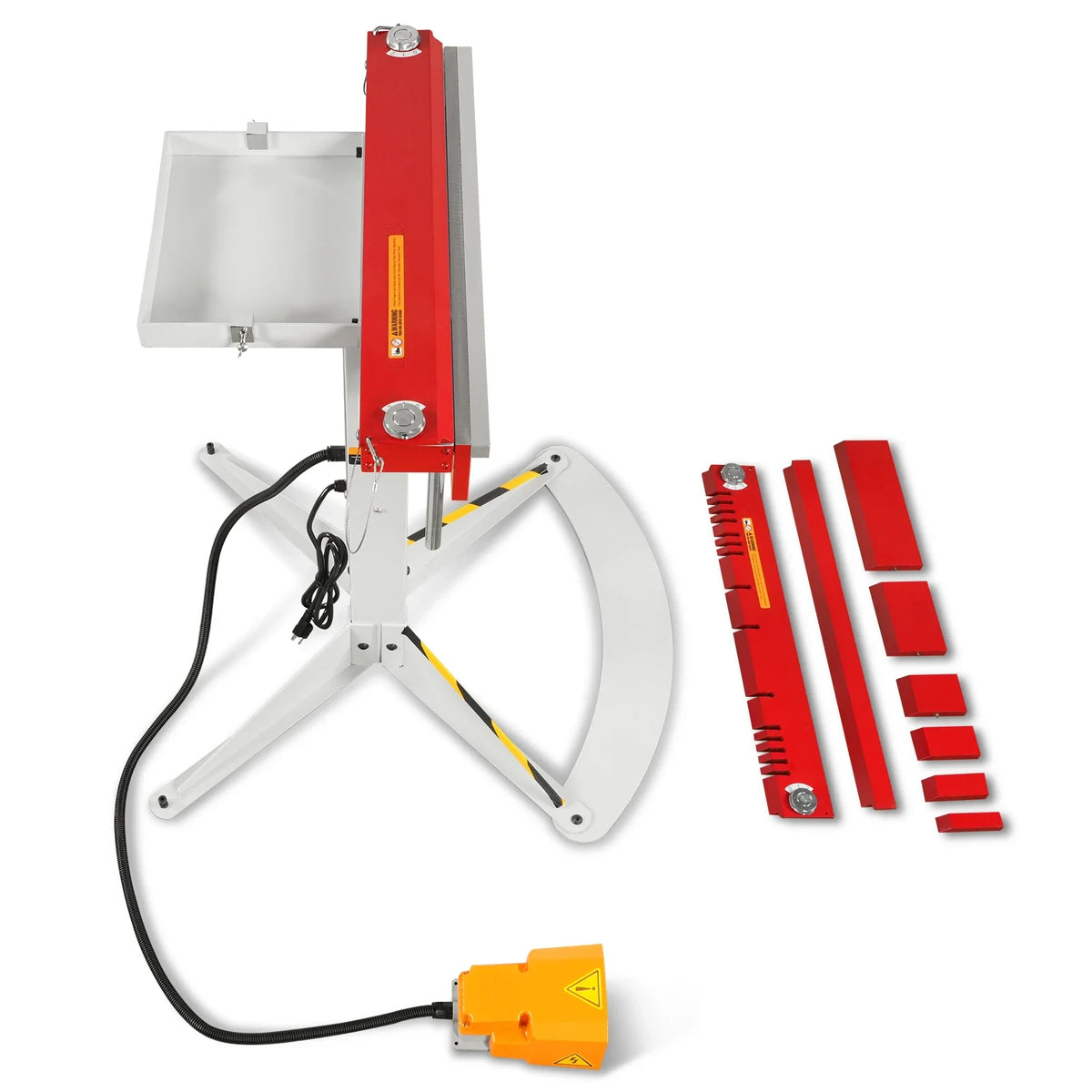 24 in Industrial Magnetic Pan and Box Heavy-Duty Sheet Metal Brake, 20 Gauge Capacity, MSMB650E-R - view 6