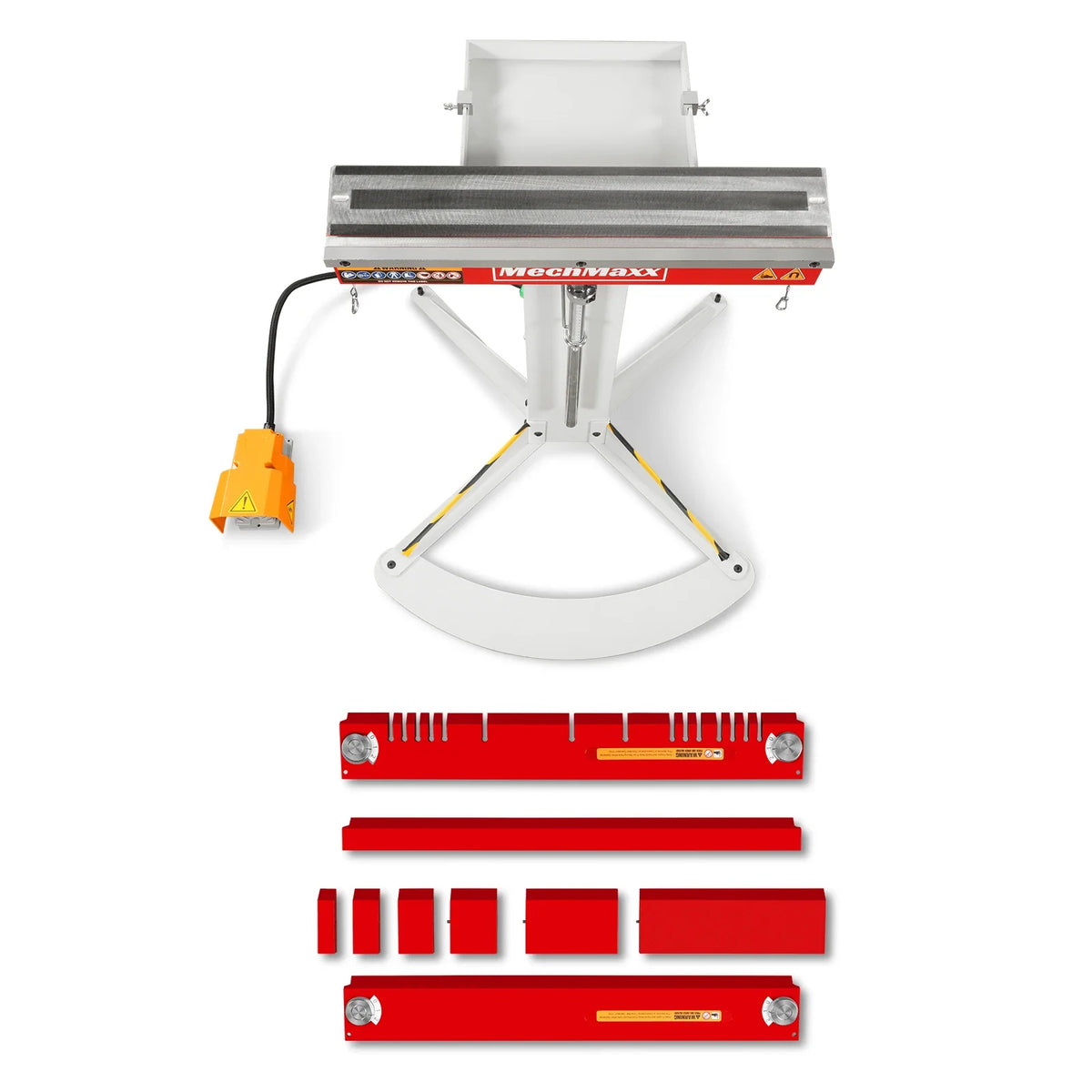 24 in Industrial Magnetic Pan and Box Heavy-Duty Sheet Metal Brake, 20 Gauge Capacity, MSMB650E-R - view 3