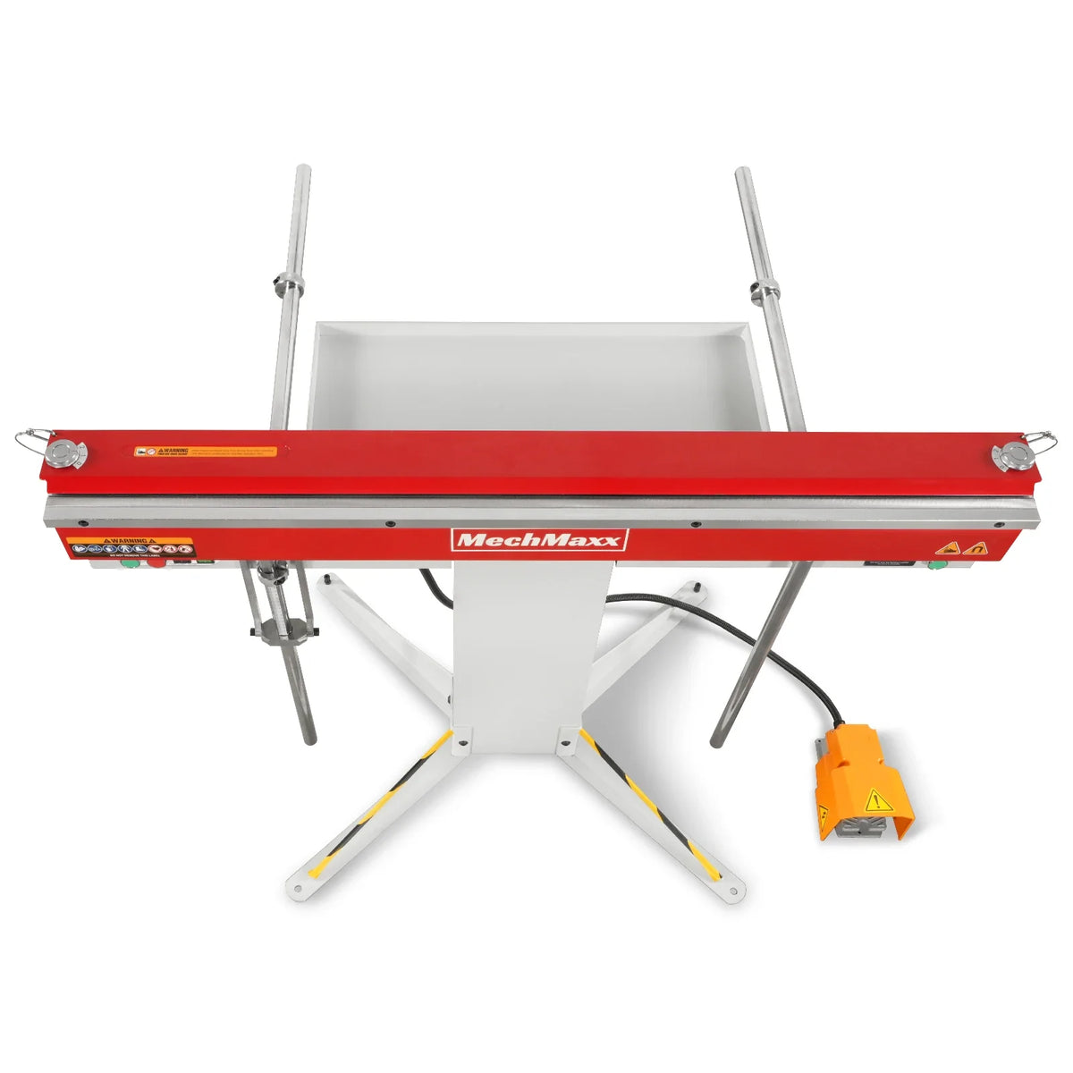 48 in Industrial Magnetic Pan and Box Heavy-Duty Sheet Metal Brake, 20 Gauge Capacity, MSMB1250E-R - view 4