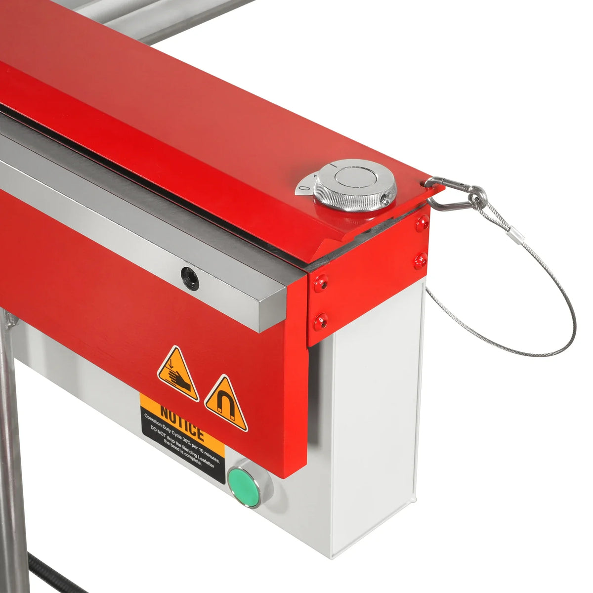 48 in Industrial Magnetic Pan and Box Heavy-Duty Sheet Metal Brake, 20 Gauge Capacity, MSMB1250E-R - view 11