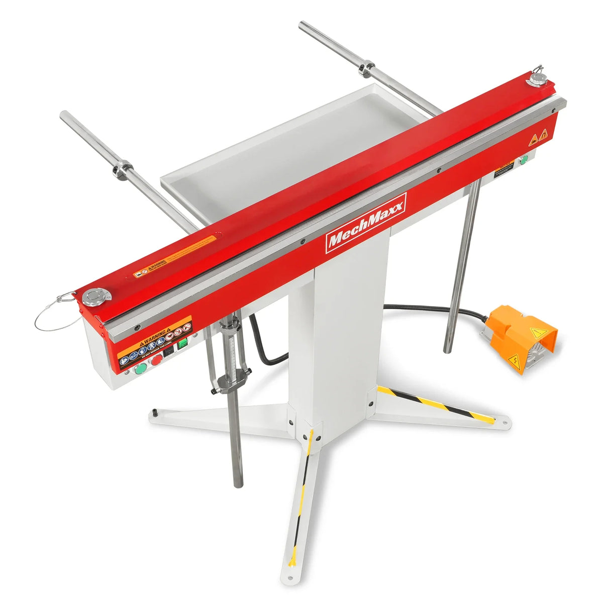 48 in Industrial Magnetic Pan and Box Heavy-Duty Sheet Metal Brake, 20 Gauge Capacity, MSMB1250E-R - view 27