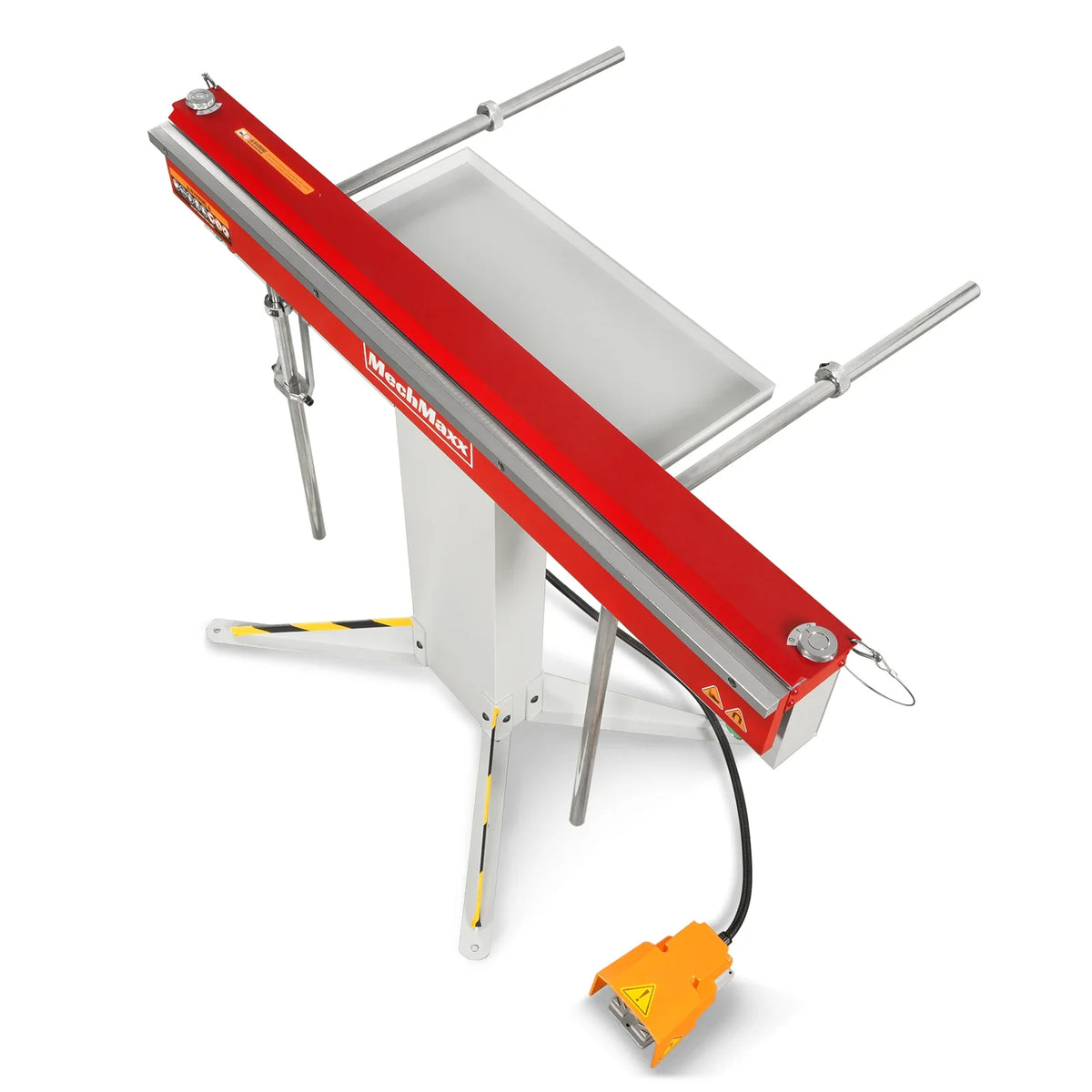 48 in Industrial Magnetic Pan and Box Heavy-Duty Sheet Metal Brake, 20 Gauge Capacity, MSMB1250E-R - view 12
