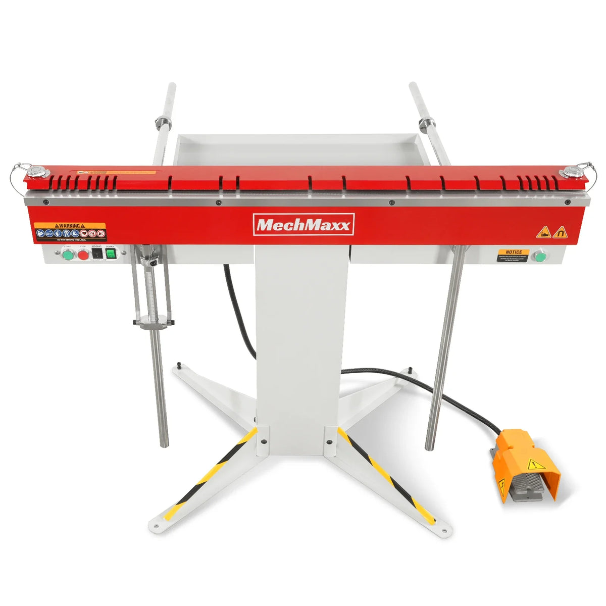 48 in Industrial Magnetic Pan and Box Heavy-Duty Sheet Metal Brake, 20 Gauge Capacity, MSMB1250E-R - view 15