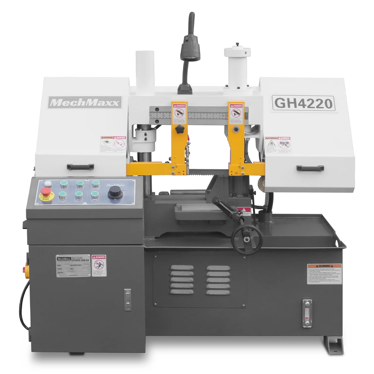 8 in Double Column Horizontal Metal Cutting Band Saw, 7-7/8 x 7-7/8 in Capacity, Hydraulic Feed, Coolant Syste - view 13
