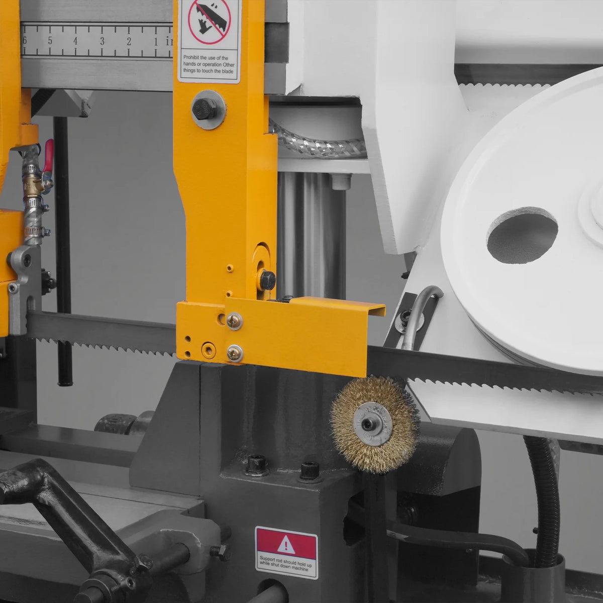 8 in Double Column Horizontal Metal Cutting Band Saw, 7-7/8 x 7-7/8 in Capacity, Hydraulic Feed, Coolant Syste - view 20