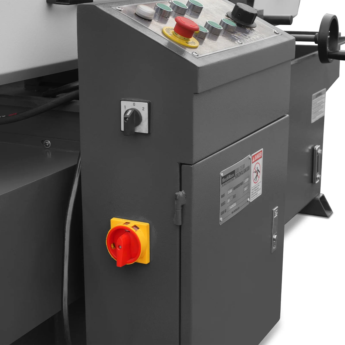 11" Double Column Horizontal Metal Cutting Band Saw, 2-Speed, Hydraulic Feed, 2.8kW Industrial Saw GH4228 - view 16
