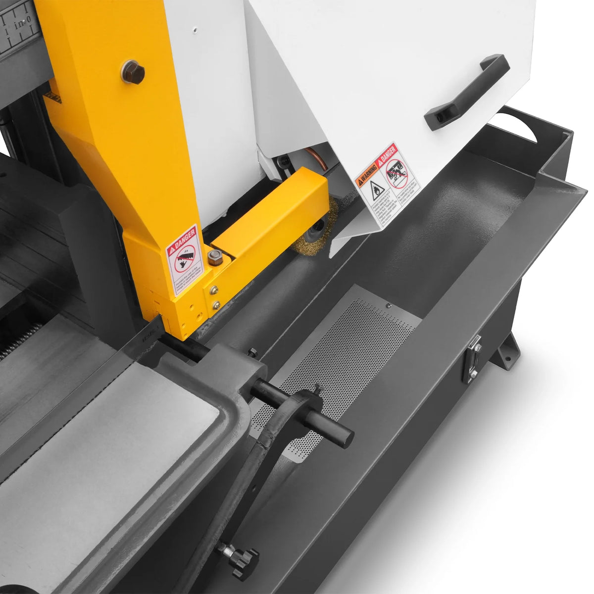15.7 in Industrial Horizontal Metal Cutting Band Saw, Hydraulic Feed, 3.0/4.0 kW Motor, Manual Clamping, GH424 - view 28