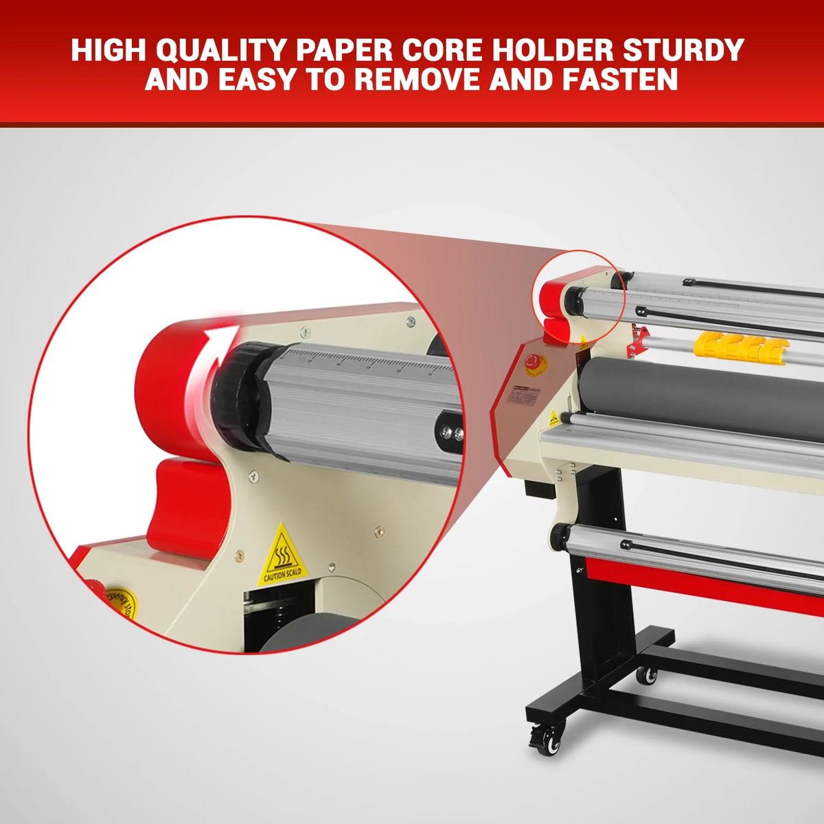 65 in Wide Format Pneumatic Laminator, 4 Trimmers, 40 ft/min, Infrared Heating, 1700-B1RED (Air Compressor Not - view 7