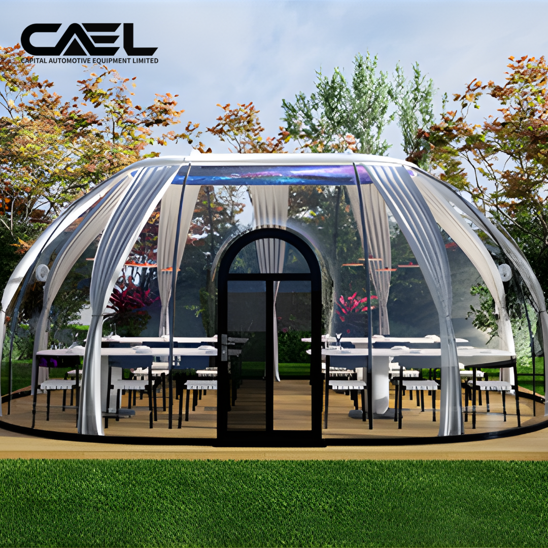 CAEL OCH-01 Maison Capsule Ovale Préfabriquée – Cabane PC Transparente
