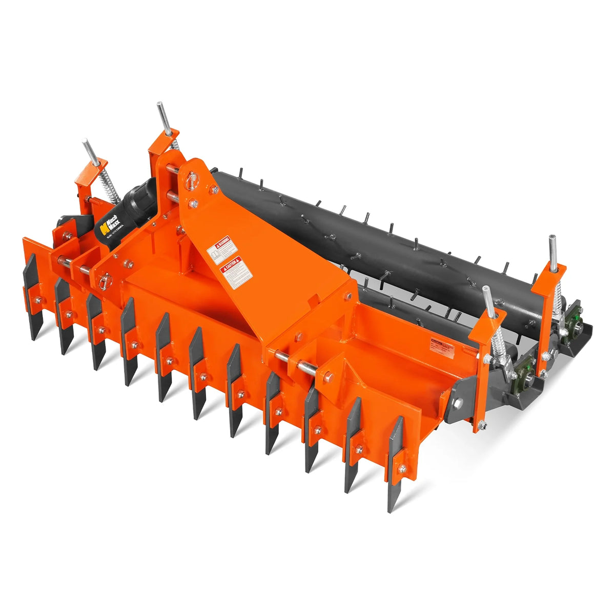 60" Heavy Duty Soil Pulverizer, Double Spiked Roller, 21 Shanks, Category 1 and 2, 3 Point Hitch Tractor Attac - view 19