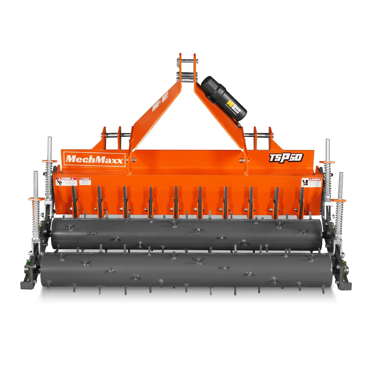 60" Heavy Duty Soil Pulverizer, Double Spiked Roller, 21 Shanks, Category 1 and 2, 3 Point Hitch Tractor Attac - view 16