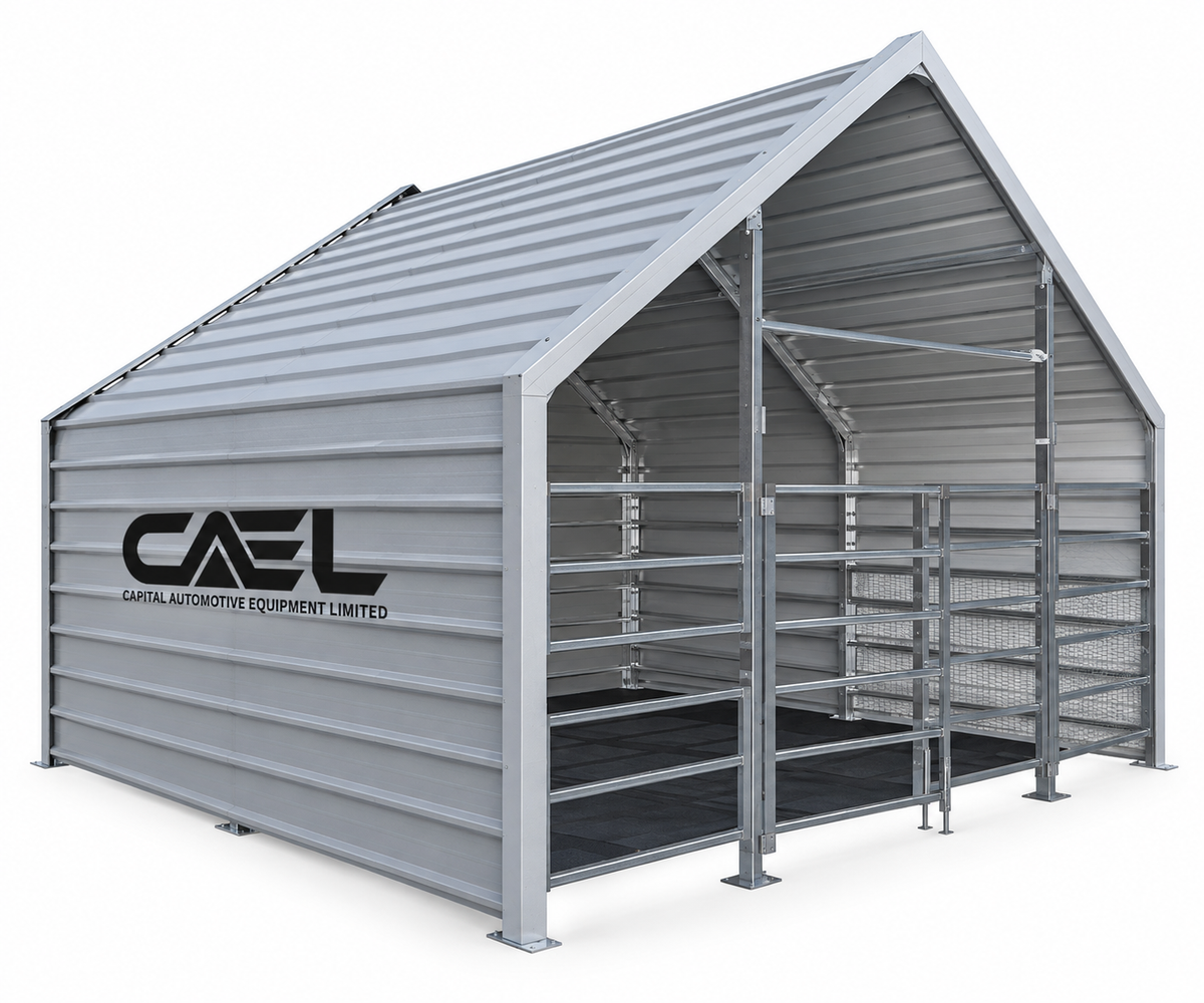 CAEL M131310 Cover-to-Ground Livestock Shed – 13 × 13 ft