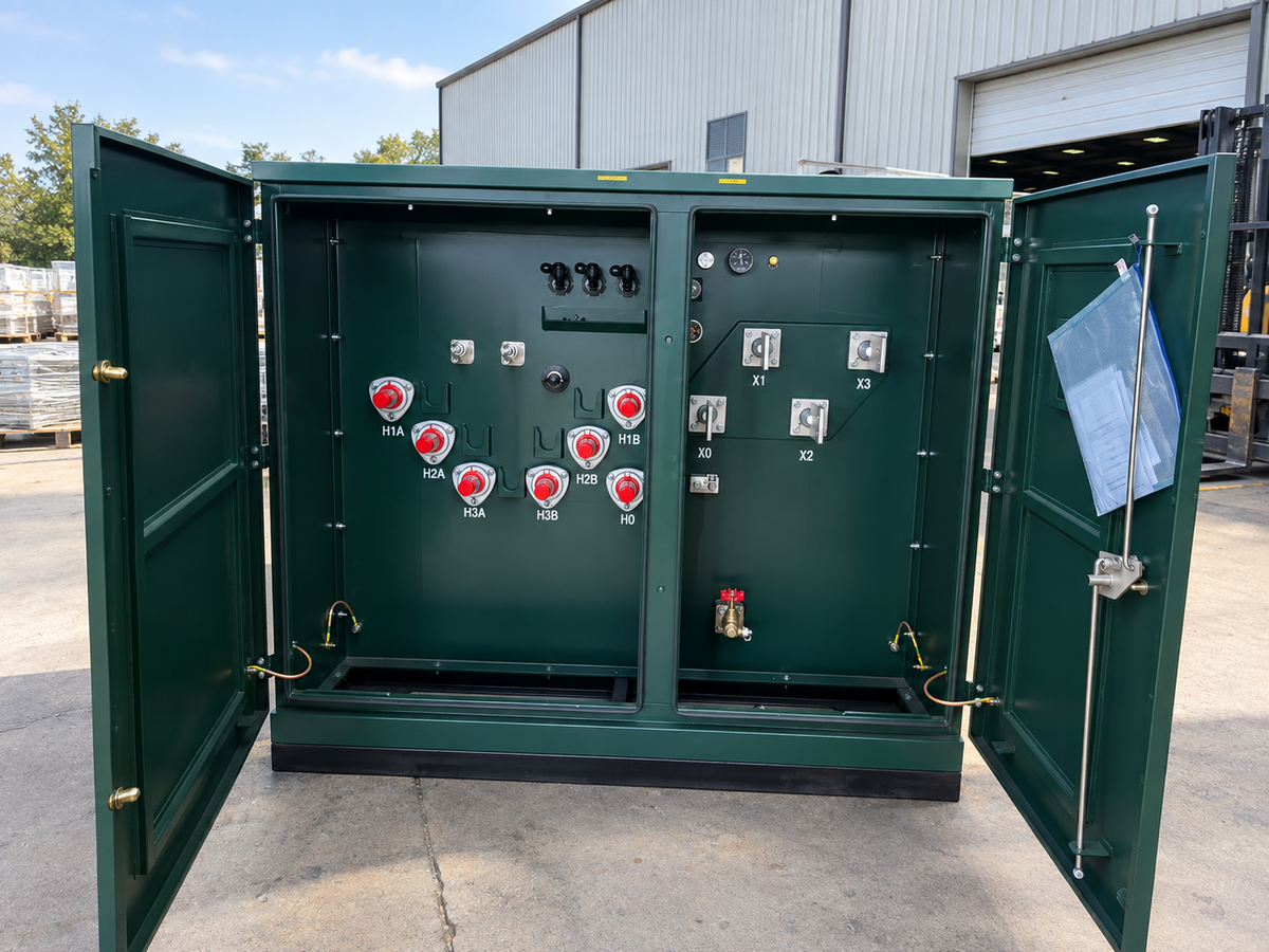 CAEL 500 kVA Three-Phase Pad-Mounted Transformer – 13.8 kV / 0.48 kV