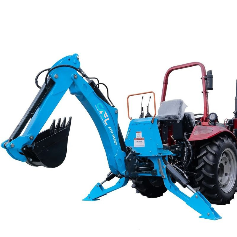 CAEL TBH84 Schwenk-Anbaubagger 7 ft, Dreipunkt – 12"-Löffel, 40–100 HP