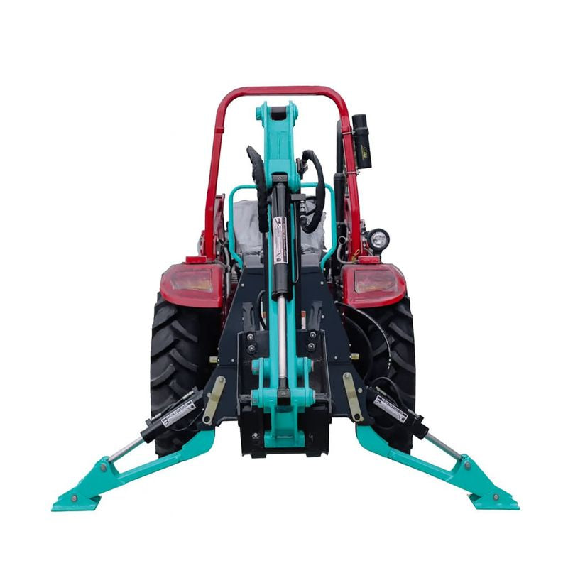 CAEL TBH84 Schwenk-Anbaubagger 7 ft, Dreipunkt – 12"-Löffel, 40–100 HP