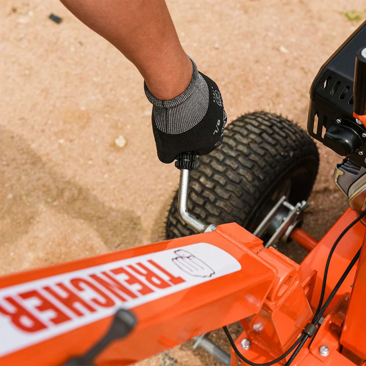 MechMaxx 7HP Gas Powered Cable Ditching Mini Trencher , TCR650 - view 5