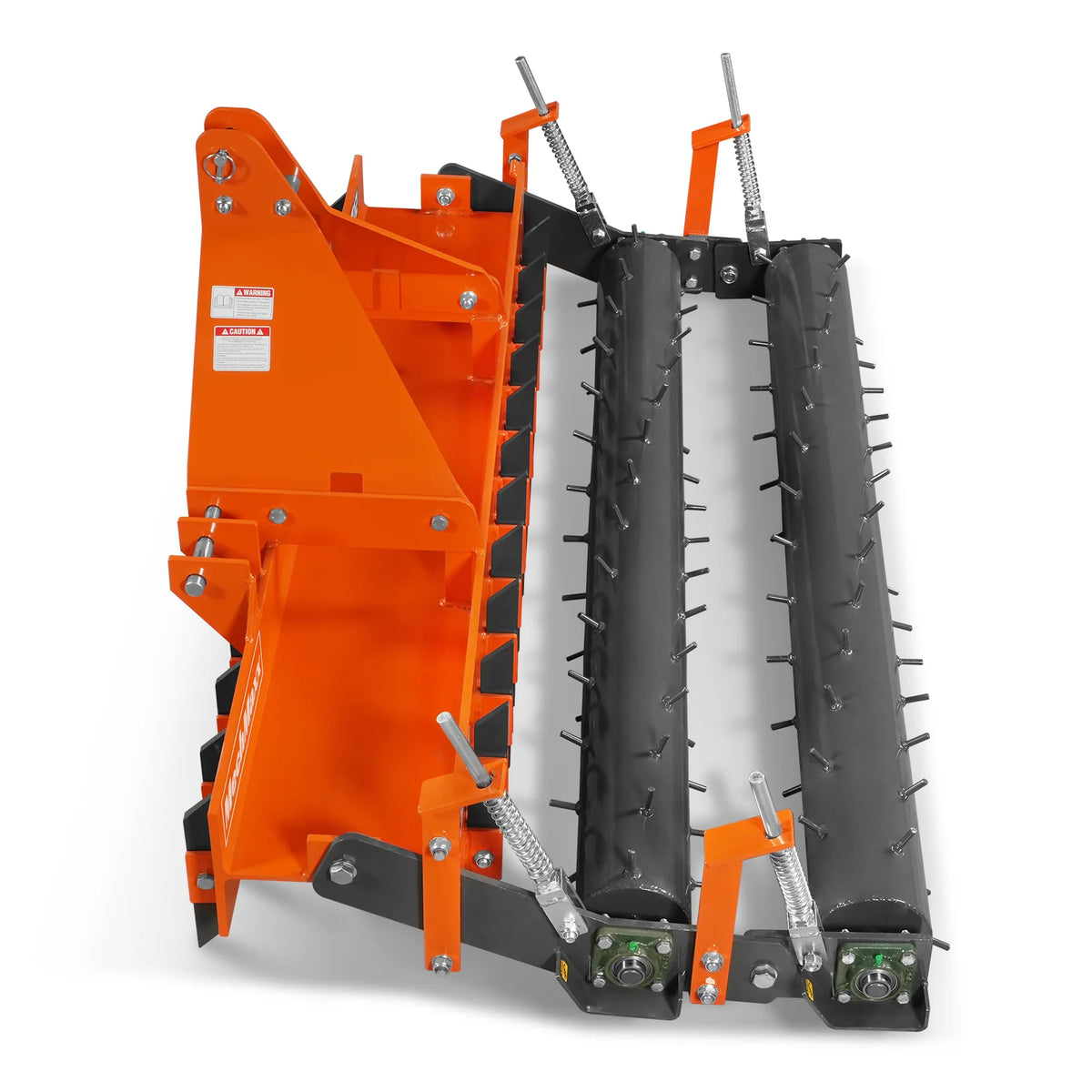 72" Heavy Duty Soil Pulverizer, Double Spiked Roller, 25 Shanks, Category 1 and 2, 3 Point Hitch Tractor Attac - view 16