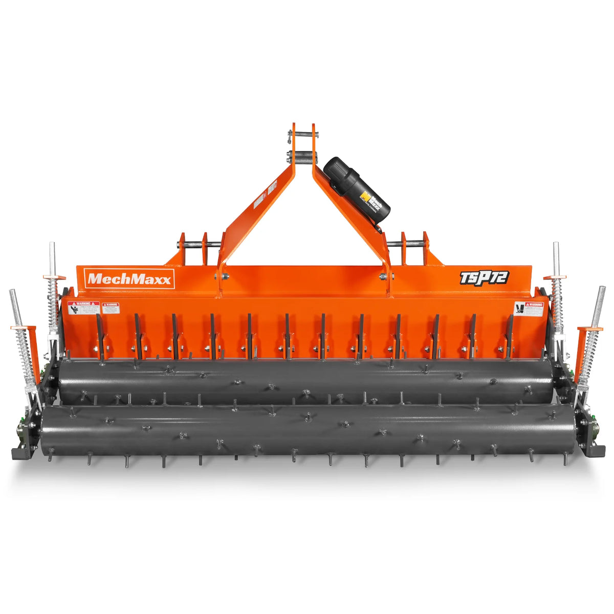 72" Heavy Duty Soil Pulverizer, Double Spiked Roller, 25 Shanks, Category 1 and 2, 3 Point Hitch Tractor Attac - view 14
