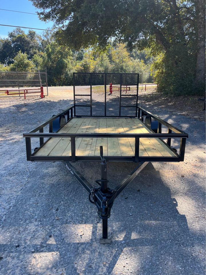 77 x 12 Tube Top Utility Trailer with 4 FT HD Gate - view 3