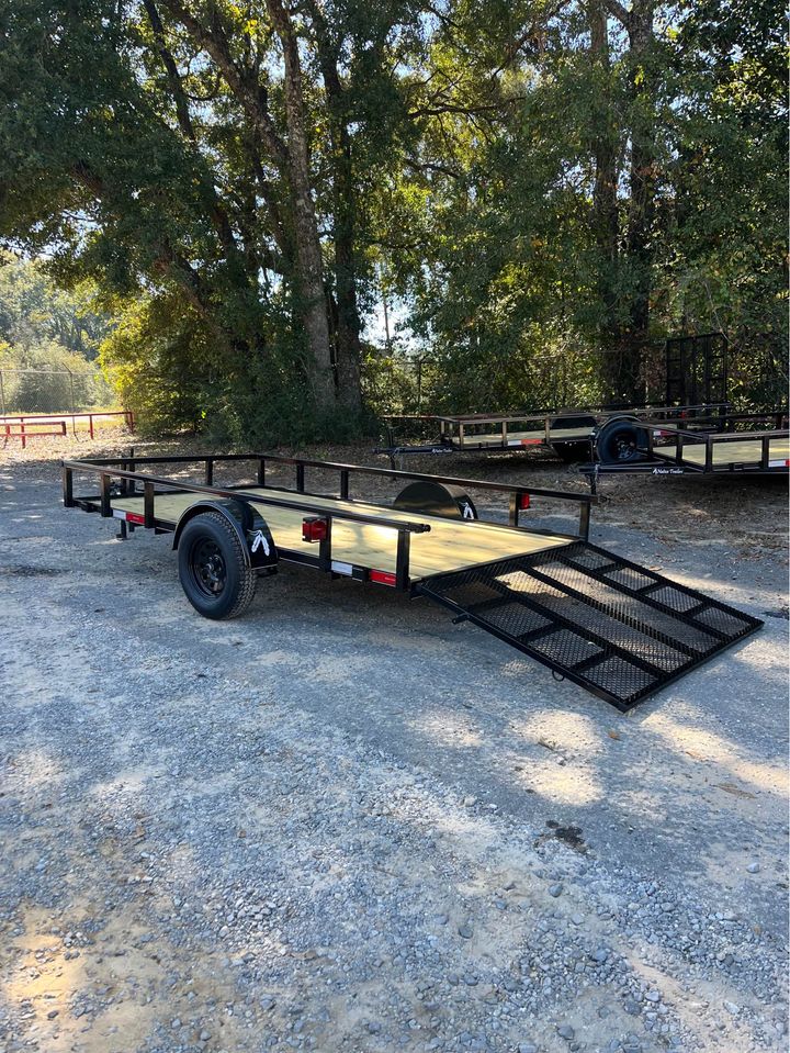 77 x 12 Tube Top Utility Trailer with 4 FT HD Gate - view 5