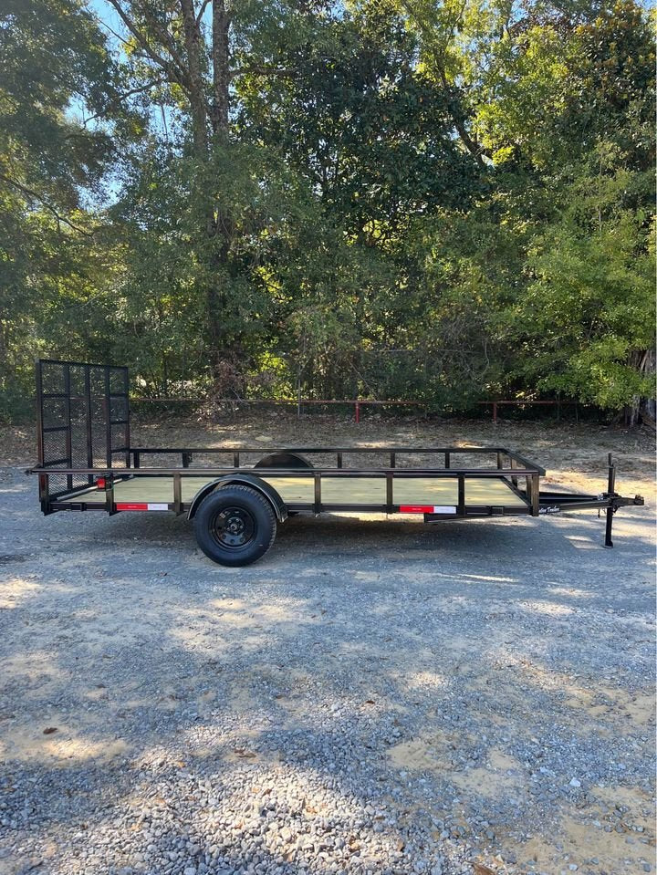 77 x 14 Tube Top Utility Trailer with 4 FT HD Gate - view 2