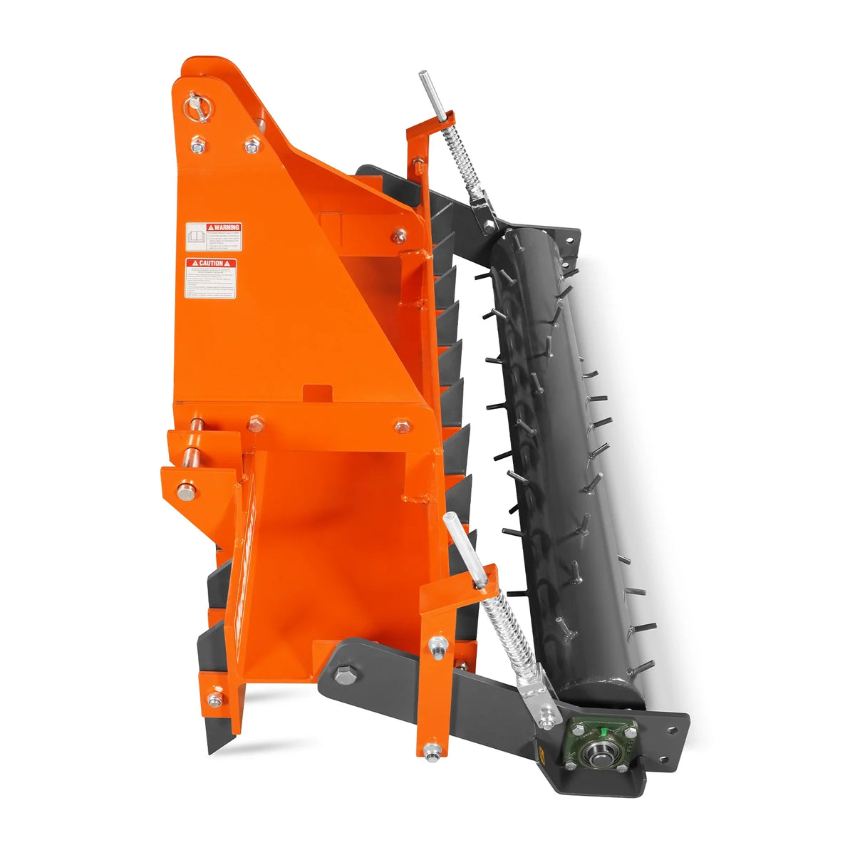 60" Heavy Duty Soil Pulverizer, Single Spiked Roller, 21 Shanks, Category 1 and 2, 3 Point Hitch Tractor Attac - view 17