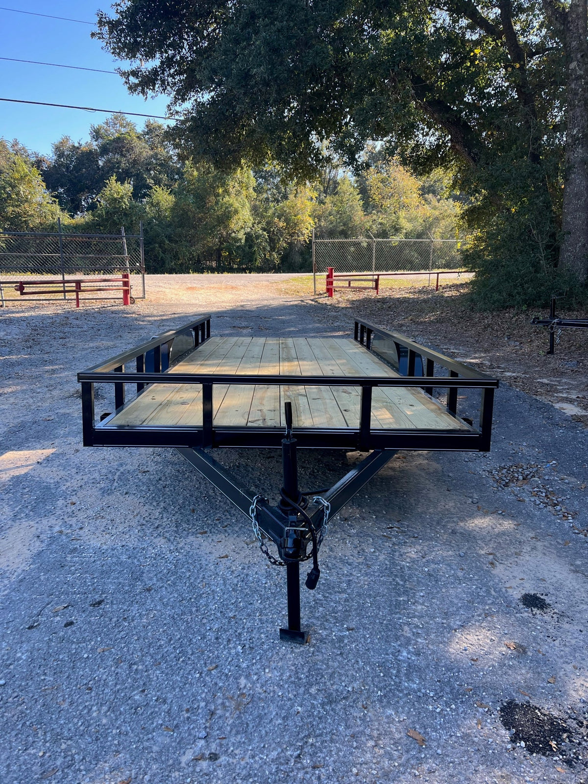 83 x 18 Tube Top Tandem Utility Trailer with 5 FT Slide-In Ramps - view 3