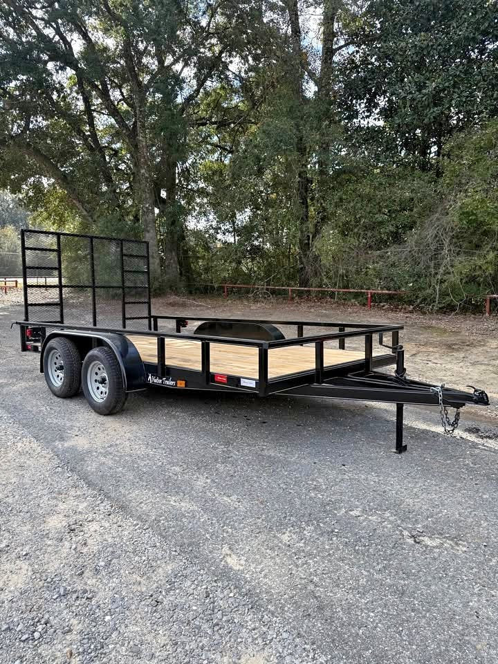 83 x 14 Tube Top Tandem Utility Trailer with 5 FT HD Gate