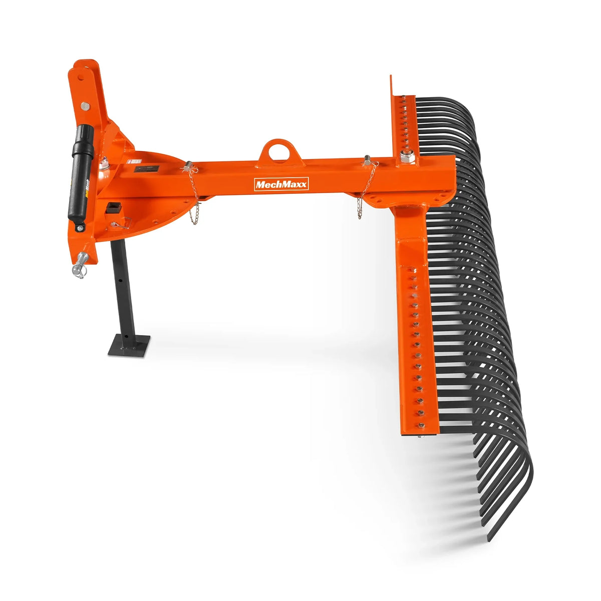 84" Offset Landscape Rake with 42 Tines 3 Point Hitch Tractor Attachment, LRA84 - view 11