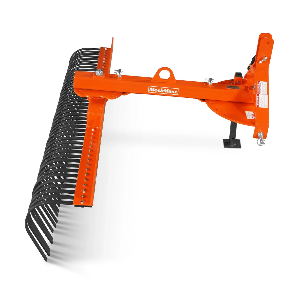 84" Offset Landscape Rake with 42 Tines 3 Point Hitch Tractor Attachment, LRA84 - view 7