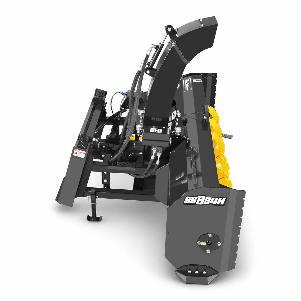 84" Hydraulic Skid Steer Snow Blower, 16–24 GPM, Hydraulic Chute Rotator & Deflector, 24" Impeller, SSB84H - view 10