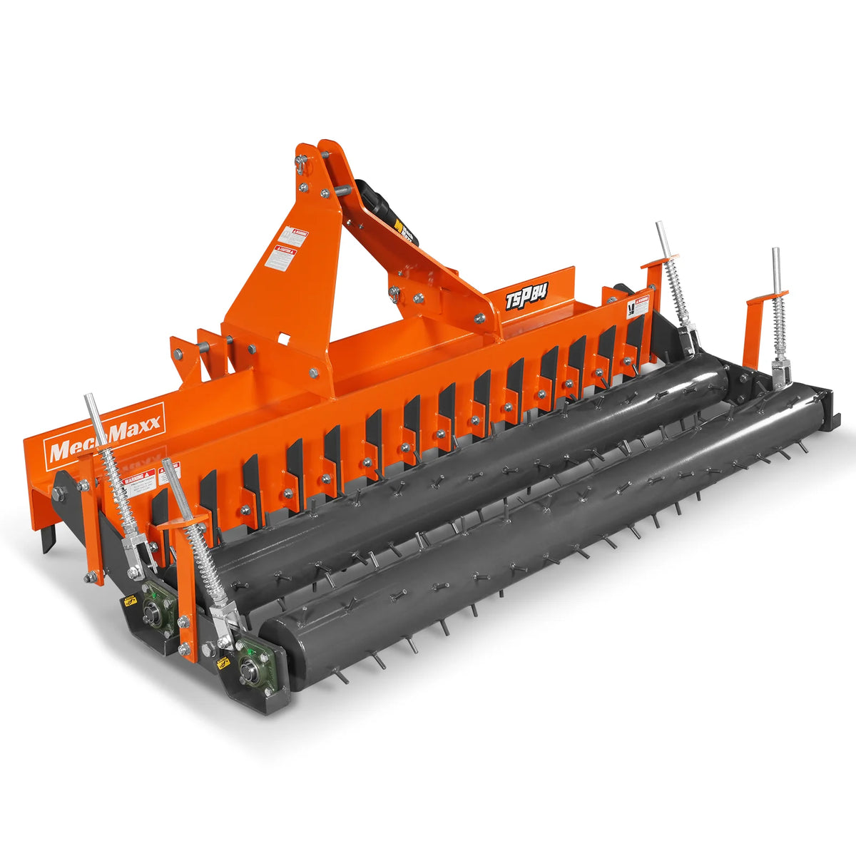 84" Heavy Duty Soil Pulverizer, Double Spiked Roller, 29 Shanks, Category 1 and 2, 3 Point Hitch Tractor Attac - view 15