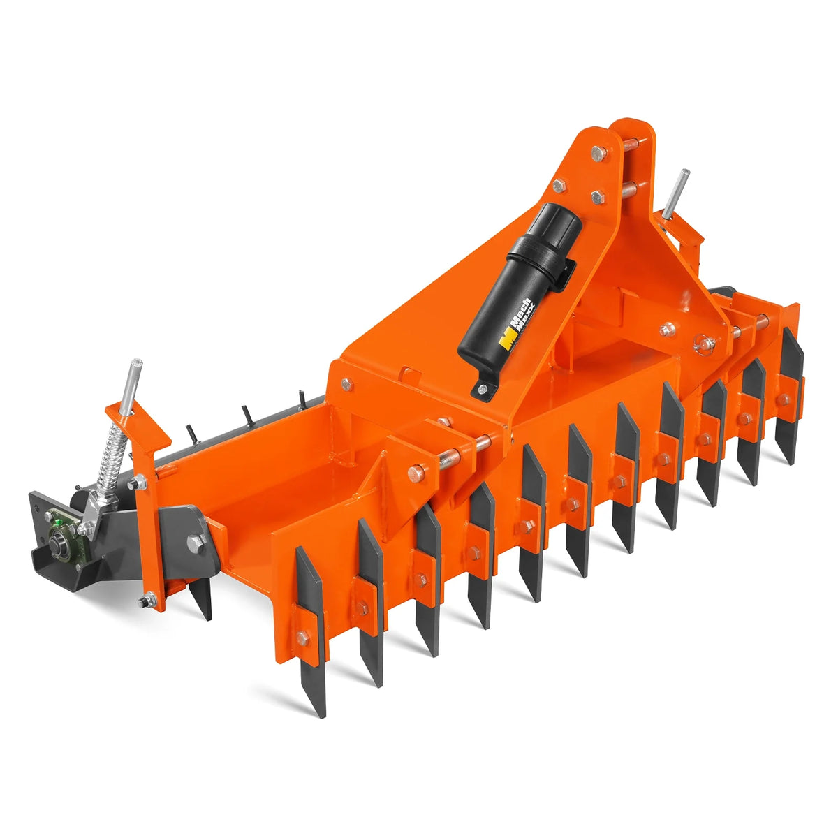 60" Heavy Duty Soil Pulverizer, Single Spiked Roller, 21 Shanks, Category 1 and 2, 3 Point Hitch Tractor Attac - view 20