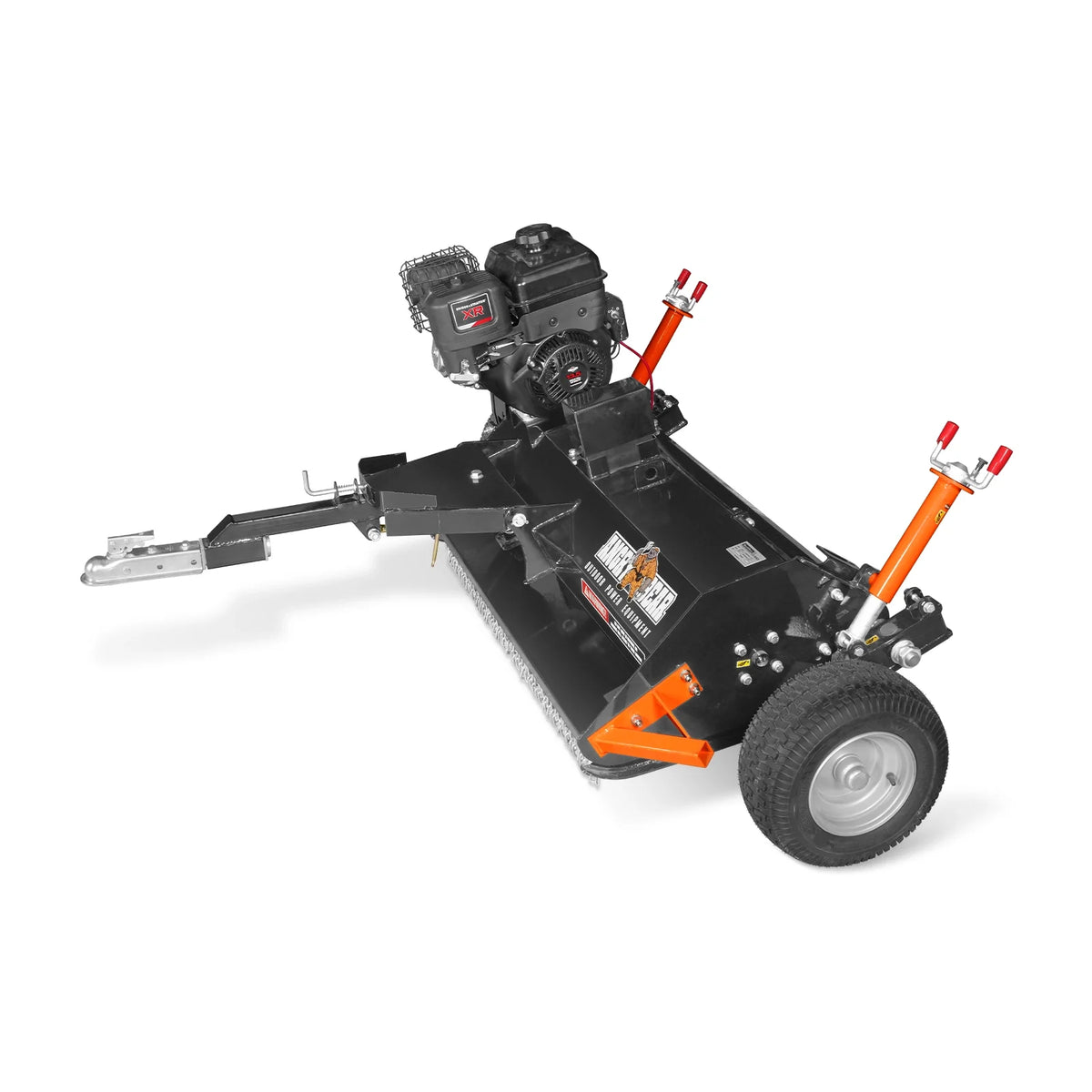 MechMaxx 48" Tow-Behind ATV Offset Flail Mower, B&S 13.5HP 420cc E-Start Gas Engine, Adjustable Mowing Height, - view 4