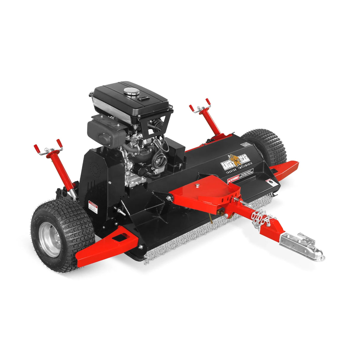 MechMaxx 55" Tow-Behind ATV Offset Flail Mower, 23HP 679cc E-start Gas Engine Powered; Adjustable Mowing Heigh - view 14