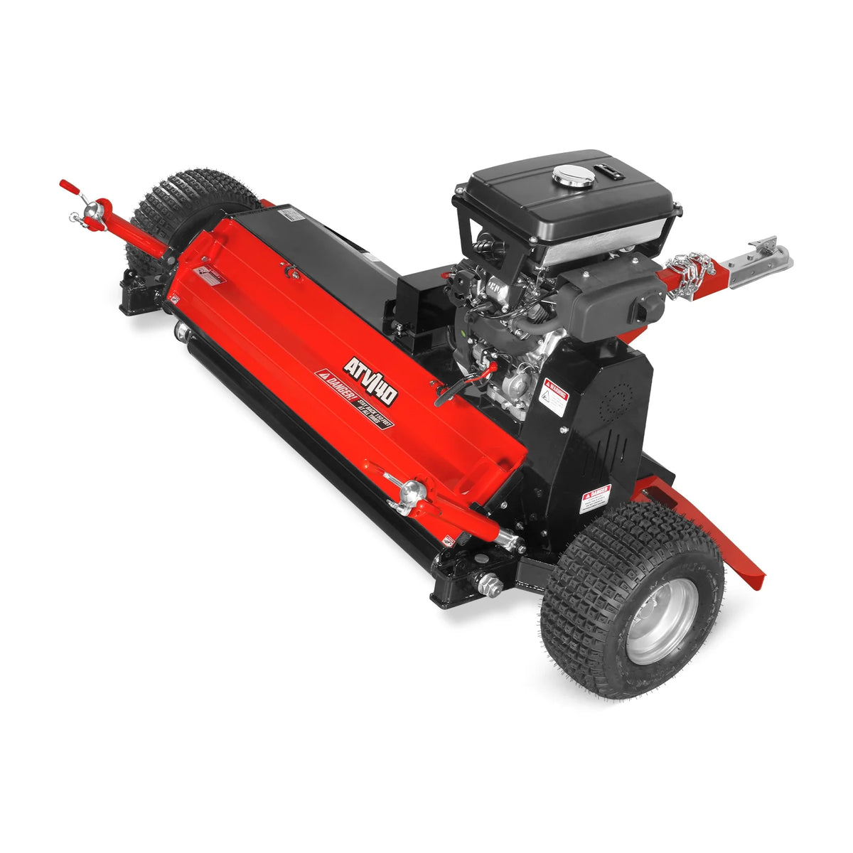 MechMaxx 55" Tow-Behind ATV Offset Flail Mower, 23HP 679cc E-start Gas Engine Powered; Adjustable Mowing Heigh - view 12