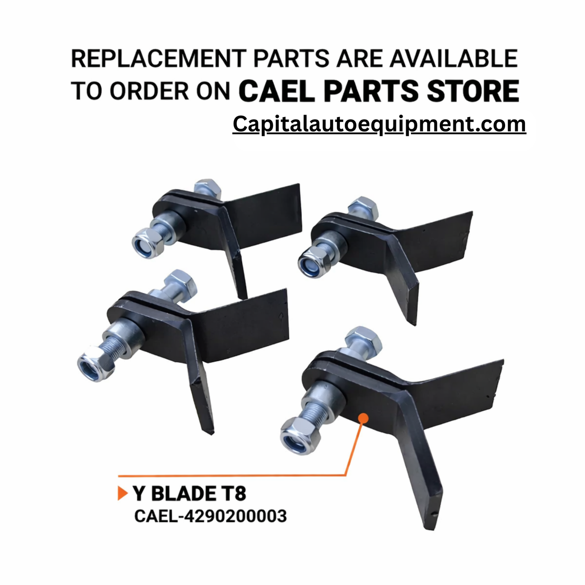 CAEL EFGC-185 Broyeur à fléaux robuste à prise de force 72" – 45–65 HP