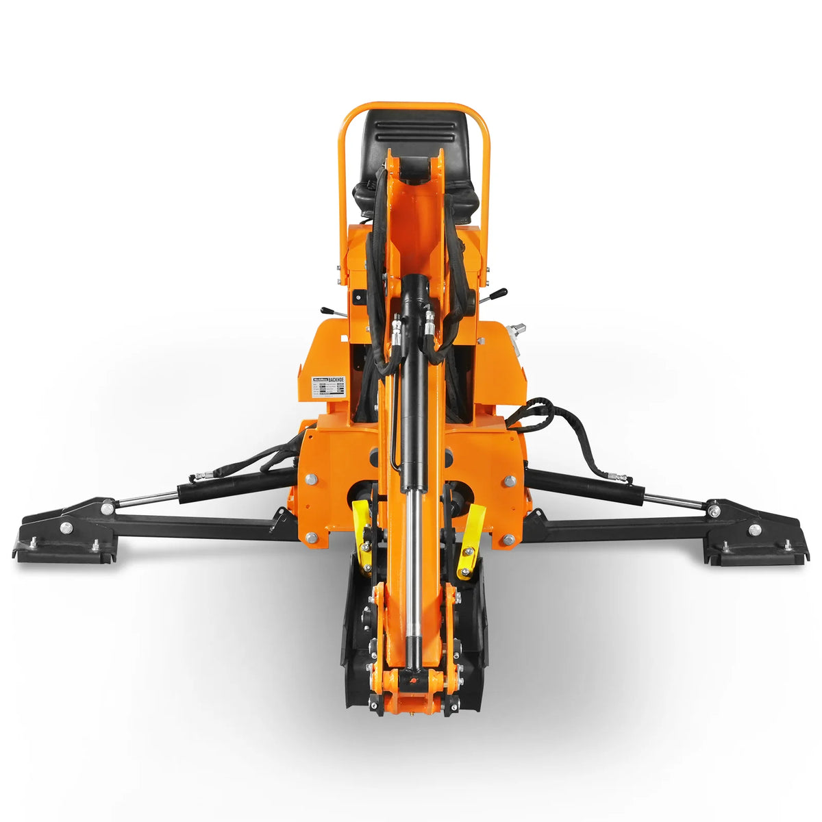 7' Tractor Backhoe Attachment, Hydraulic Thumb, 12" Bucket, ISO/SAE Controls, Cat. 1, 15-50 HP, BH660H - view 25