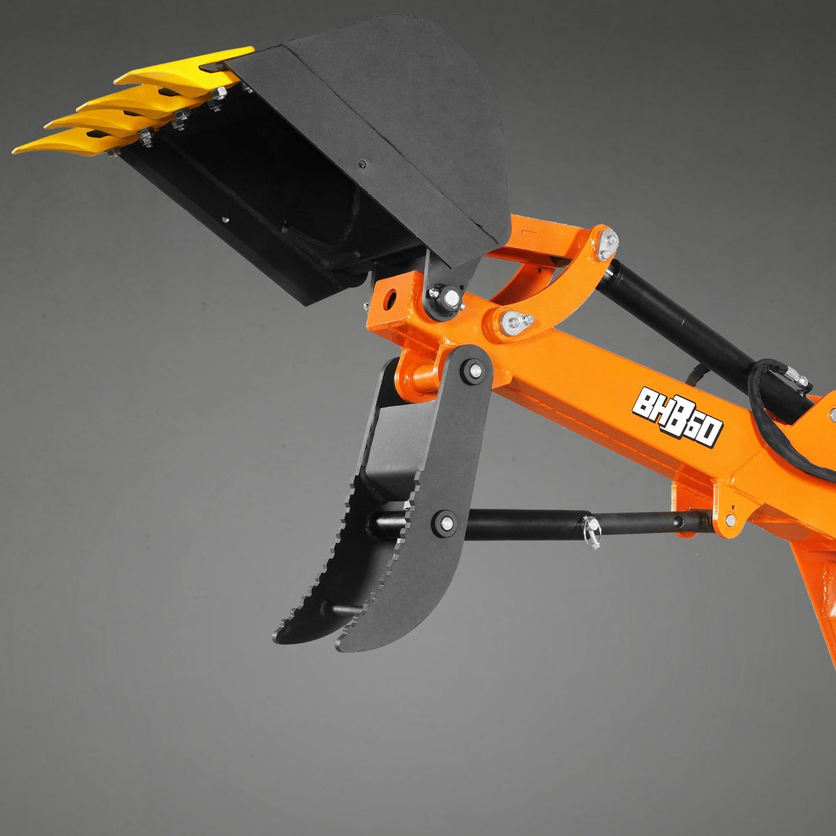 9' Tractor Backhoe Attachment, Mechanical Thumb, 15" Bucket, ISO/SAE Controls, Cat. 1 & 2, 25-100 HP, BH860M - view 10