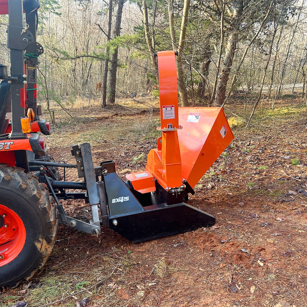 3-Point PTO Stump Grinder, 4" PTO Wood Chipper & Forestry Log Skidding Winch Bundle, SG24, BX42S & FW8800 - view 93