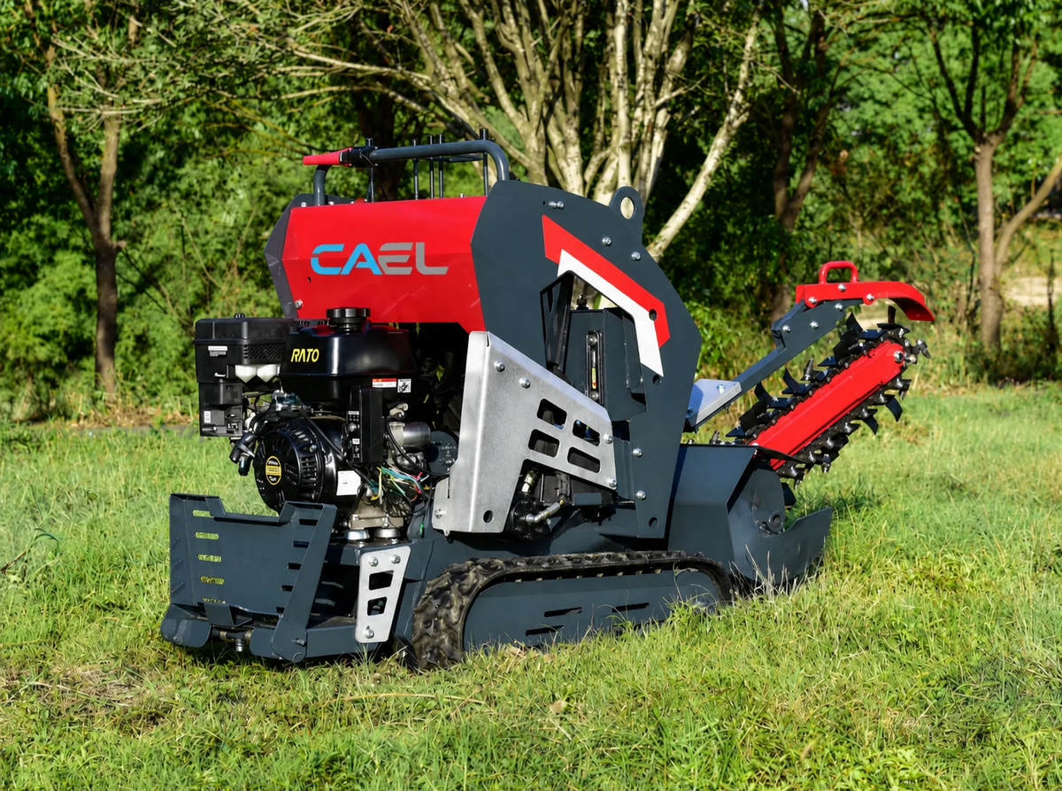 CAEL TR-20PRO Trancheuse hydraulique automotrice – 20 HP, chenilles